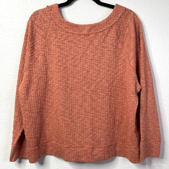 Two by Vince Camuto Rust Textured Knit Cardigan Women’s XXL Boho Fall Sweater - Picture 11 of 11